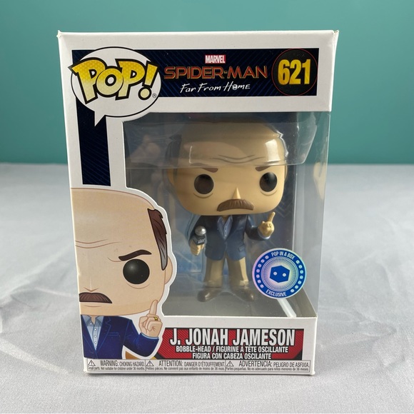 Funko Pop Marvel Spiderman J. Jonah Jameson PIAB Exclusive Not Taken Out Of Box - Picture 2 of 10